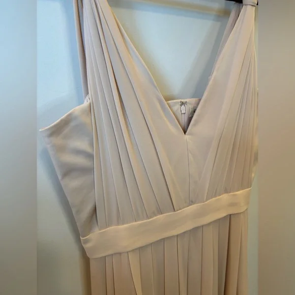 L’Agence Pleated Silk Chiffon Dress - Picture 3 of 10